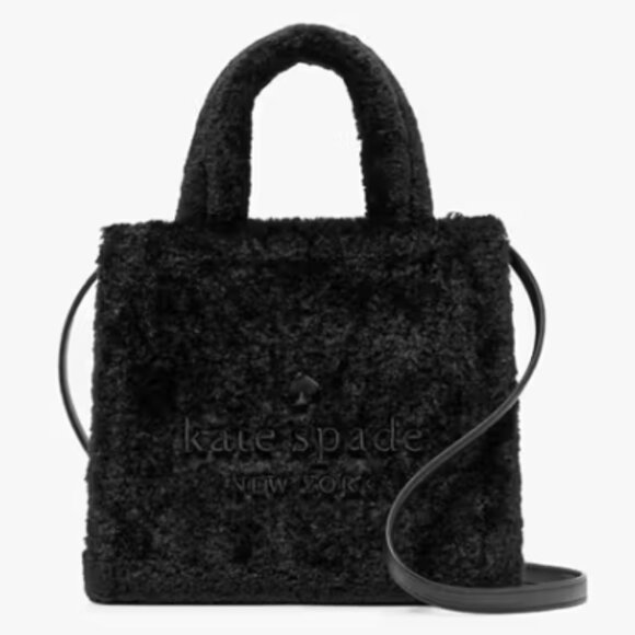 Kate Spade Ellie Faux Fur Small Tote NWT - Picture 1 of 4